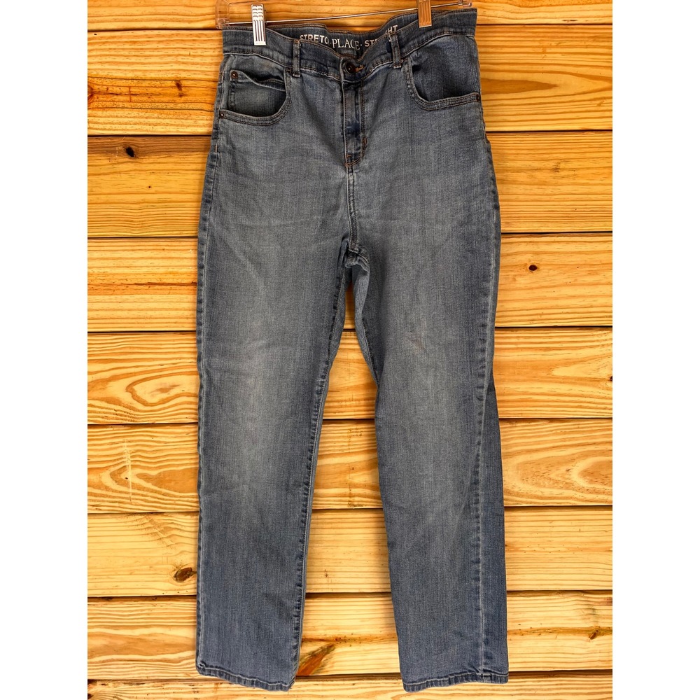 Place‎ Stretch Straight Jeans Medium Wash Size 14